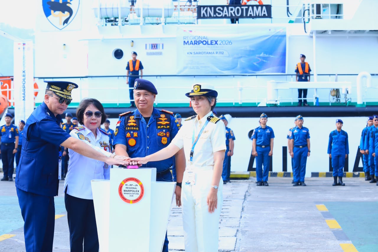 REGIONAL MARPOLEX 2026 SUKSES DIGELAR, 21 KAPAL TERLIBAT DALAM LATIHAN PENANGGULANGAN PENCEMARAN LAUT